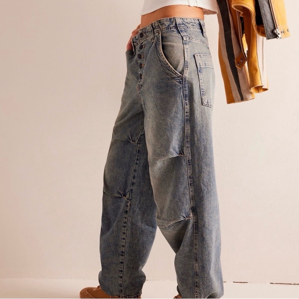 WE THE FREE Newbies Solid Slouchy Jeans - Picture 3 of 13